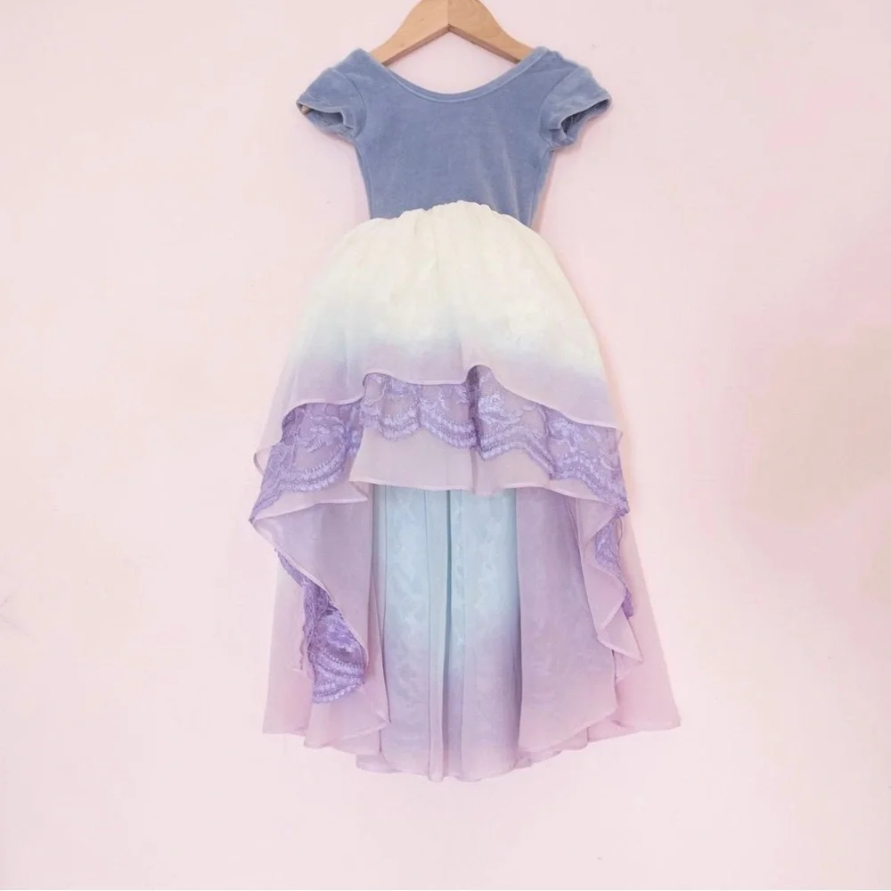 Pleiades Dip Dyed Unicorn Eliza Blue/Purple‎ Dress